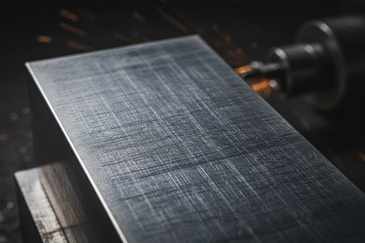Grade 5 Titanium Ti-6Al-4V metal surface
