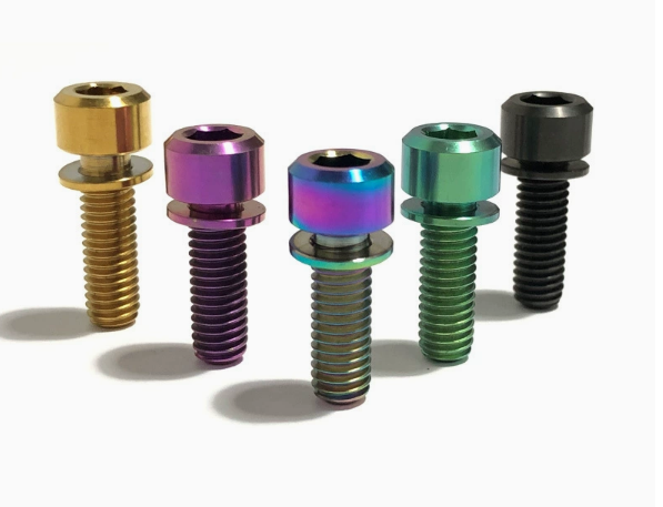 Titanium Screws M5/M6 for Bicycle Brakes & Scooter Grips