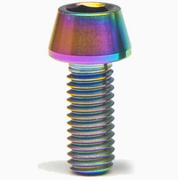 Titanium Tapered Socket Head Screws M4/M5 for Bicycles