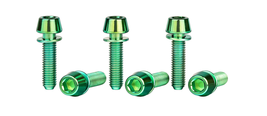 Titanium Anodized Bolt Screws Set