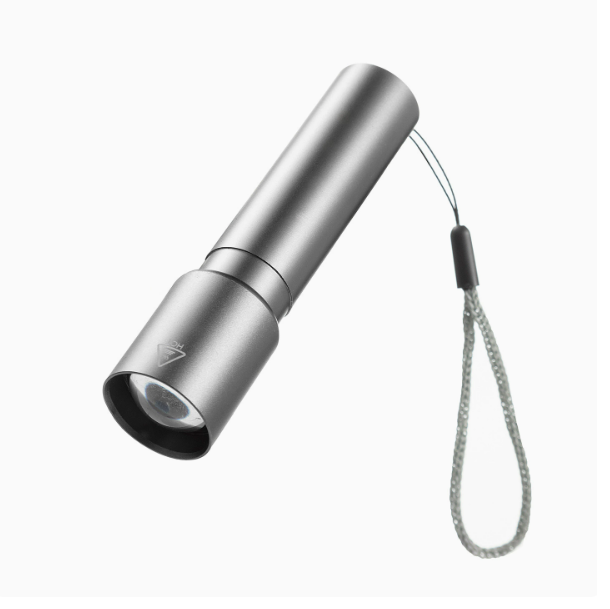 Titanium EDC Mini Flashlight Torch – Precision CNC Machined Pocket Light