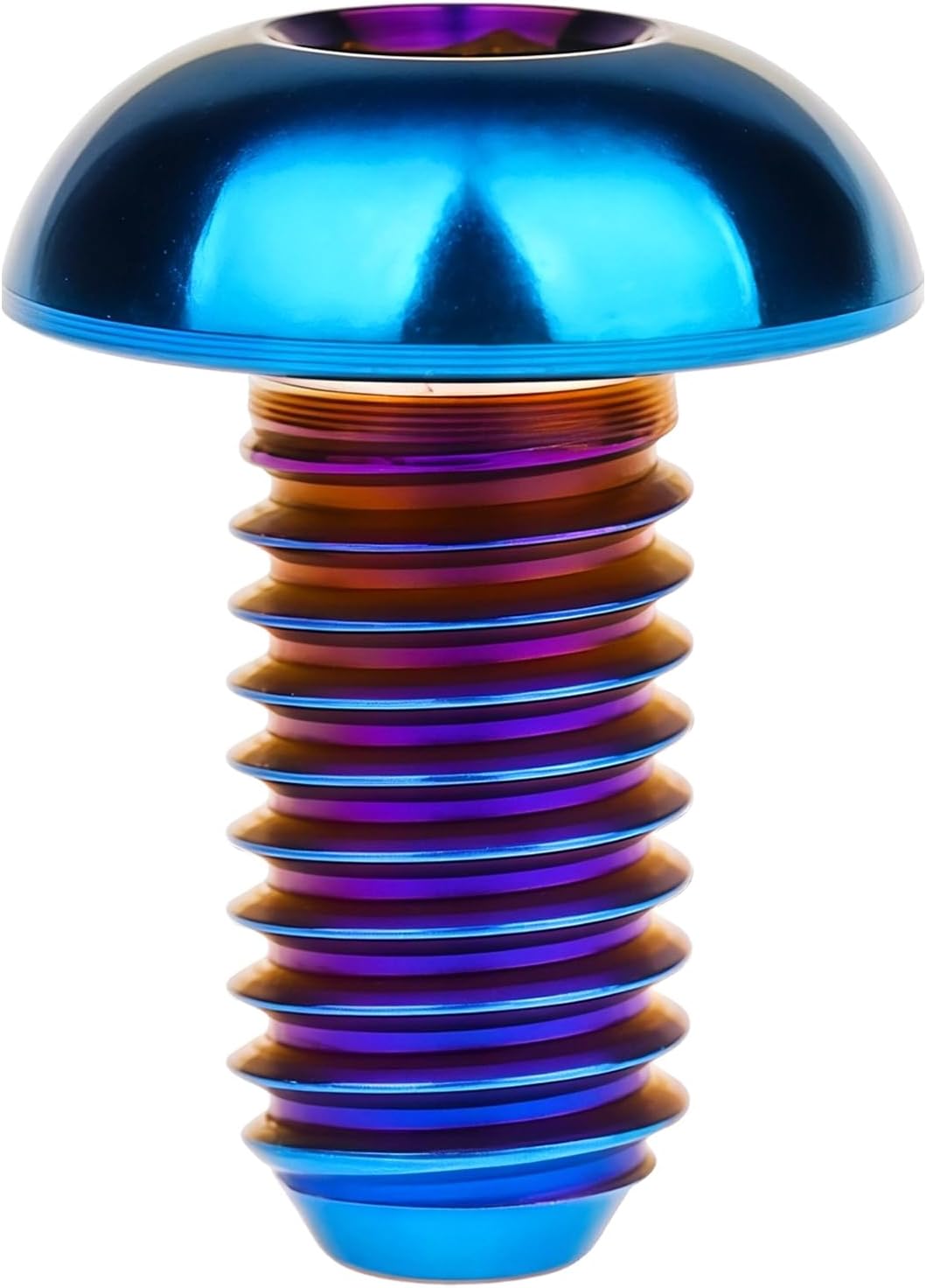 Titanium Rainbow Button Head Screws Set