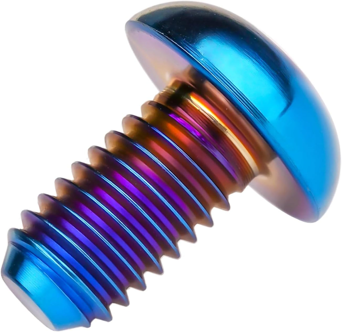 Titanium Rainbow Button Head Screws Set
