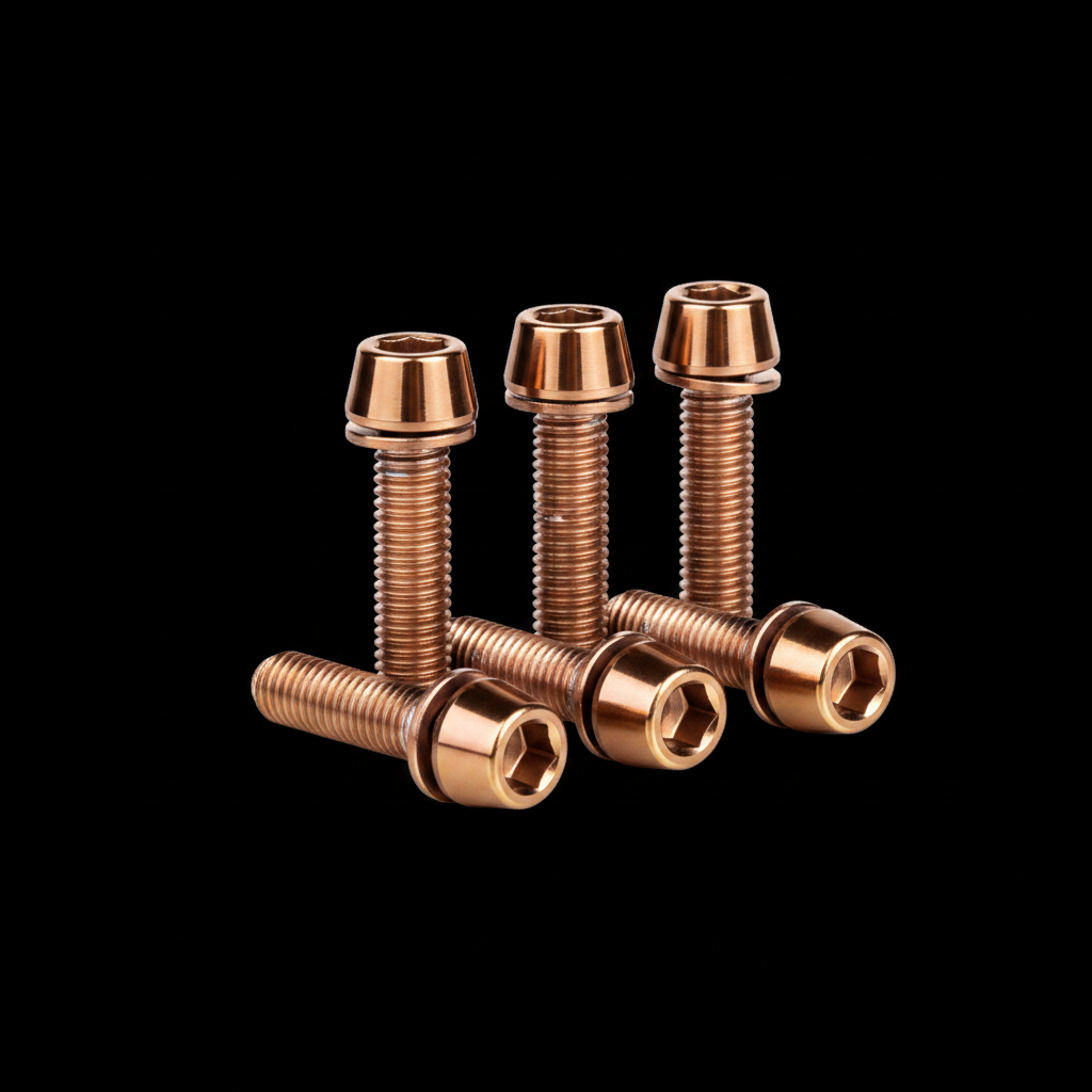 Gold Titanium Screws