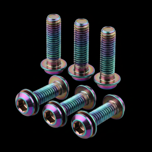 Rainbow Aurora Titanium Screws